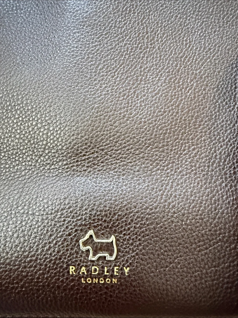 RADLEY LONDON Dark Brown Leather Messenger Bag